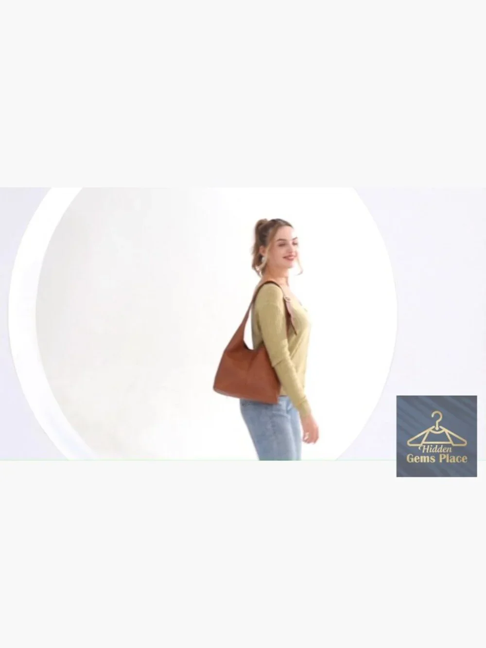 Ultra Soft Faux Leather Slouchy Hobo Bag with Coin Wallet